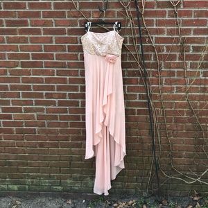 Pink prom dress